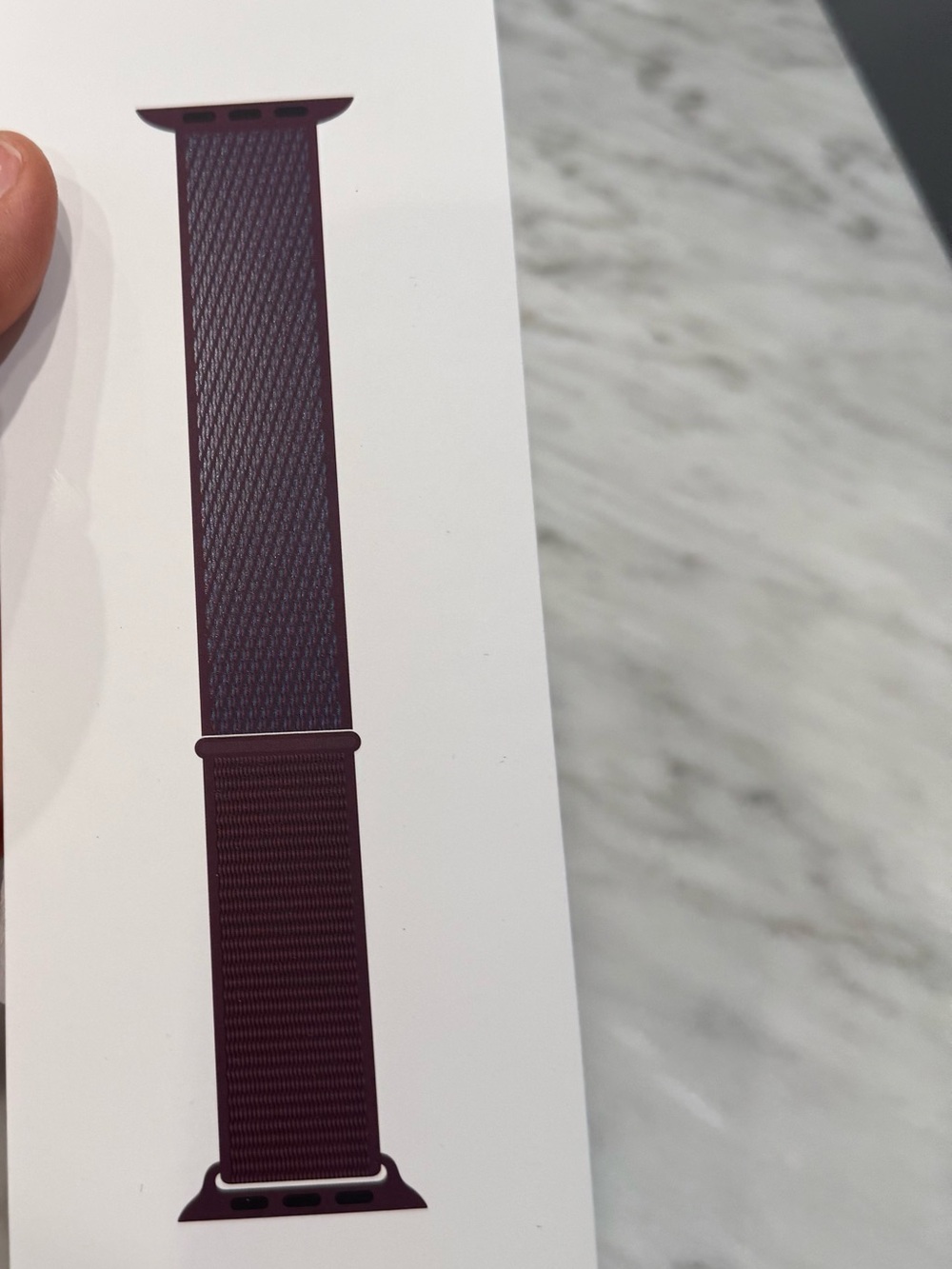 Apple watch 46mm sport loop Burgundy